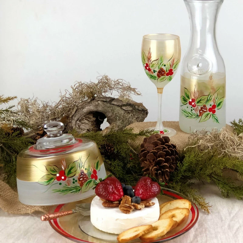 Discount 🌟 Golden Hill Studio Woodland Pine Carafe ⭐ 3 Discount 🌟 Golden Hill Studio Woodland Pine Carafe ⭐ - Image 3