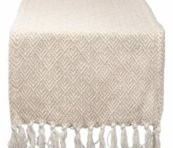 Promo 👏 Design Imports DII Stone Diamond Table Runner ✔️