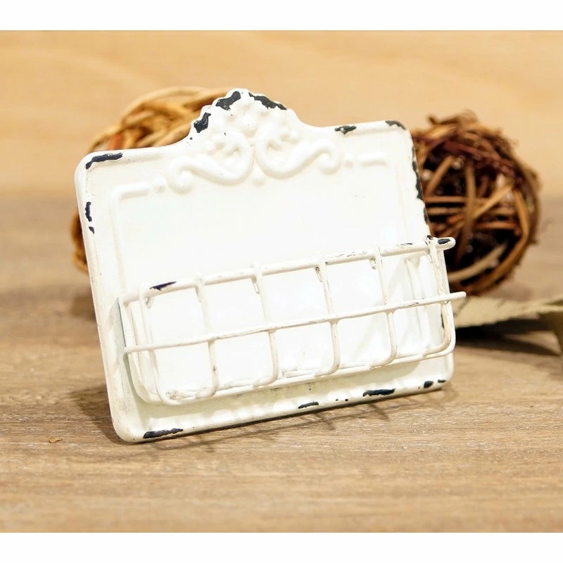 Flash Sale 🥰 VIP Antiqued White Rustic Business Card Holder Metal 5 Inches 👍 2 Flash Sale 🥰 VIP Antiqued White Rustic Business Card Holder Metal 5 Inches 👍 - Image 2