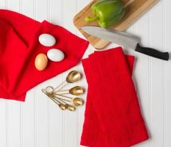 Top 10 🎉 Design Imports DII Solid Red Windowpane Terry Dishtowel, Set Of 4 🌟 -Tabletop Sales Store cf2166220e974772 1197 w800 h800 b0 p0