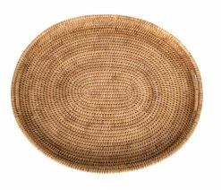 Flash Sale 😉 Artifacts Trading Company Artifacts Rattan Oval Tray, Honey Brown, Medium 🧨