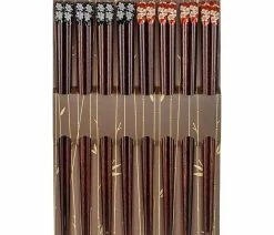 Best reviews of ⭐ CTE Heim Concept 8 Pair Organic Natural Hardwood Japanese Reusable Wood Chopsticks 🎁