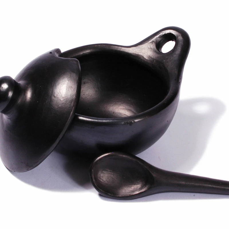 Best Sale 🤩 Ancient Cookware, Chamba Clay Salsa Dish With Spoon ⭐ 2 Best Sale 🤩 Ancient Cookware, Chamba Clay Salsa Dish With Spoon ⭐ - Image 2