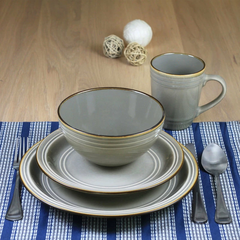 Cheap ✨ Baum Artemis Grey 16 Piece Dinnerware Set 🥰 2 Cheap ✨ Baum Artemis Grey 16 Piece Dinnerware Set 🥰 - Image 2