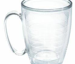 Budget 🔔 Tervis Clear & Colorful Tabletop Insulated Tumbler Cup, 16oz Mug Clear 🤩