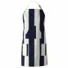 Flash Sale 🧨 Exclusive Fabrics & Furnishings, LLC Cabana Navy Printed Cotton Apron, 27"W X 34"L ❤️