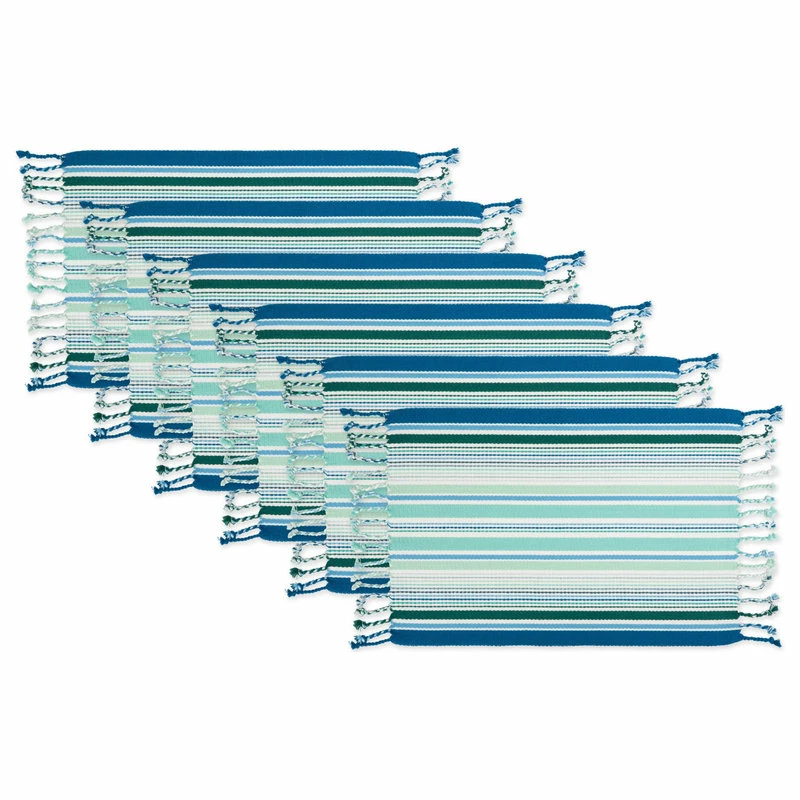 Top 10 β Design Imports DII Tidal Stripe Fringed Placemat, Set Of 6 π 1 Top 10 β Design Imports DII Tidal Stripe Fringed Placemat, Set Of 6 π