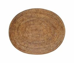 Cheap ⭐ Matahari Incorporated Rattan Oval Placemats, Set Of 4 🌟