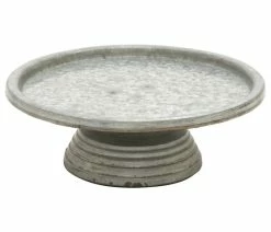 Discount 🎁 Brimfield & May Farmhouse Gray Metal Cake Stand 49189 😉