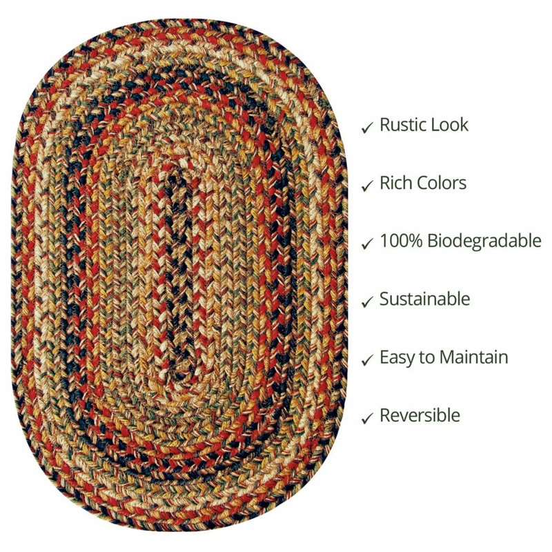 Outlet ๐ Homespice Decor Kingston Jute Braided Table Runner 11"x36" Oval ๐ 2 Outlet ๐ Homespice Decor Kingston Jute Braided Table Runner 11"x36" Oval ๐ - Image 2