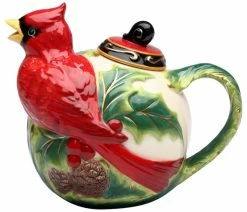 Brand new ❤️ Cosmos Gifts Corp. Cardinal Teapot ❤️
