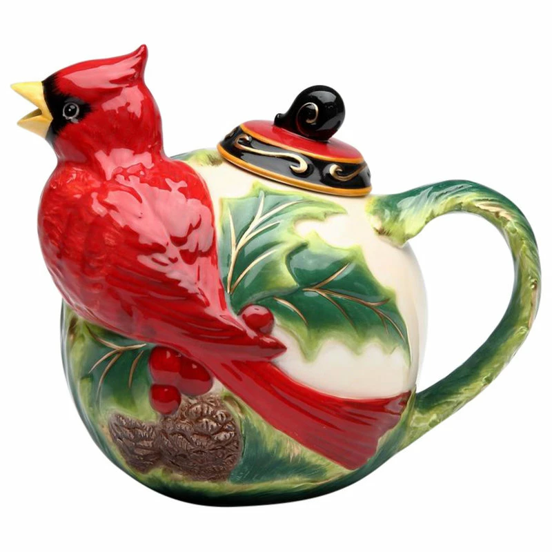 Brand new ❤️ Cosmos Gifts Corp. Cardinal Teapot ❤️ 1 Brand new ❤️ Cosmos Gifts Corp. Cardinal Teapot ❤️