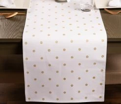New ✨ Design Imports DII Reversible Polka Dot Table Runner 90 Gold Metallic ✔️ 10 New ✨ Design Imports DII Reversible Polka Dot Table Runner 90 Gold Metallic ✔️ -Tabletop Sales Store d961feb50e97463a 9599 w800 h800 b0 p0