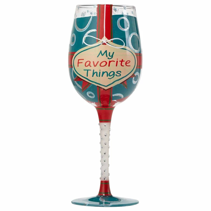 Best deal ๐ American Glassware "My Favorite Things" Wine Glass โจ 1 Best deal ๐ American Glassware "My Favorite Things" Wine Glass โจ