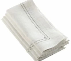 Cheapest 💯 Fenncostyles.com Kaitlyn Embroidered Design Napkins, Set Of 4, Ivory 😍