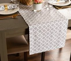 Cheap 🛒 Design Imports DII Gray Lattice Table Runner 🤩 -Tabletop Sales Store db916f120d03c58d 8649 w800 h800 b0 p0