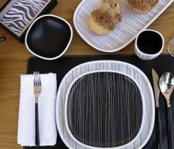 Cheapest โค๏ธ ARRIA Black And White Dinnerware Set, White With Black Lines, 4 Square Bowls (5" X 5") ๐ 11 Cheapest โค๏ธ ARRIA Black And White Dinnerware Set, White With Black Lines, 4 Square Bowls (5" X 5") ๐ -Tabletop Sales Store dc31471a02d85db0 7499 w800 h800 b0 p0