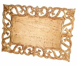 Best Pirce 😉 Abigails Inc Vendome Rectangle Placemats, Set Of 4, Antique Gold 🌟
