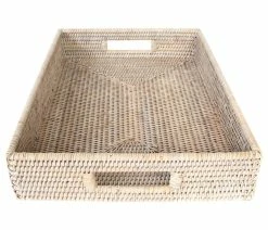 New 🧨 Artifacts Trading Company Artifacts Rattan Rectangle Tray Handles, White Wash 🥰 9 New 🧨 Artifacts Trading Company Artifacts Rattan Rectangle Tray Handles, White Wash 🥰 -Tabletop Sales Store dd31d47a0d1635dc 3546 w800 h800 b1 p0