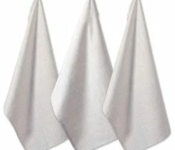 Deals 👍 Design Imports DII Natural Solid Chambray Dishtowel, Set Of 3 🔔