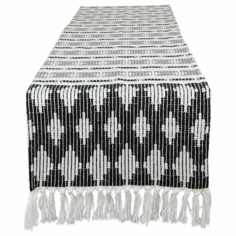 Budget ๐ Design Imports DII Black/Gray Colby Southwest Table Runner ๐ 1 Budget ๐ Design Imports DII Black/Gray Colby Southwest Table Runner ๐