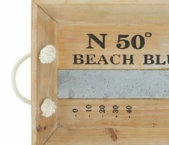 Wholesale 🎁 Brimfield & May Set Of 2 White Wood Coastal Tray 92366 😀 -Tabletop Sales Store dff1cf1c017c517c 1704 w800 h800 b0 p0