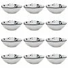 Best reviews of 👍 Manhattan Comfort Oxford RYO 12 Large Dinner 20.29 Oz Soup Bowls, Black/White ✔️