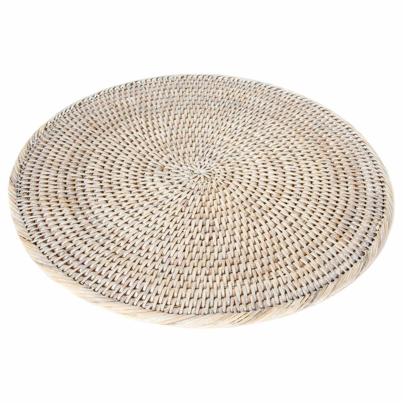 Best deal ๐ Artifacts Trading Company Artifacts Rattan Round Placemat, White Wash, Medium ๐ 4 Best deal ๐ Artifacts Trading Company Artifacts Rattan Round Placemat, White Wash, Medium ๐ - Image 4
