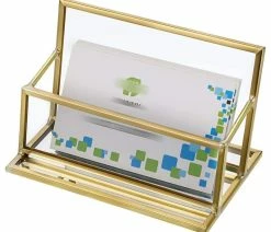 Discount 💯 Imtinanz Vintage Gold Metal Name Card Display Stand 🥰