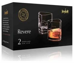 Hot Sale 😍 JoyJolt Revere Triangle Crystal Whiskey Glasses 11 Oz, Set Of 2 🧨 -Tabletop Sales Store e7118f5a01b0eed0 9708 w800 h800 b1 p0
