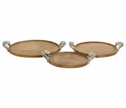 Hot Sale 😉 Brimfield & May Farmhouse Brown Mango Wood Tray 14669 😀