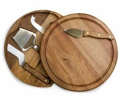 Best Sale 🌟 TOSCANA Acacia Circo Cheese Cutting Board And Tools Set 💯