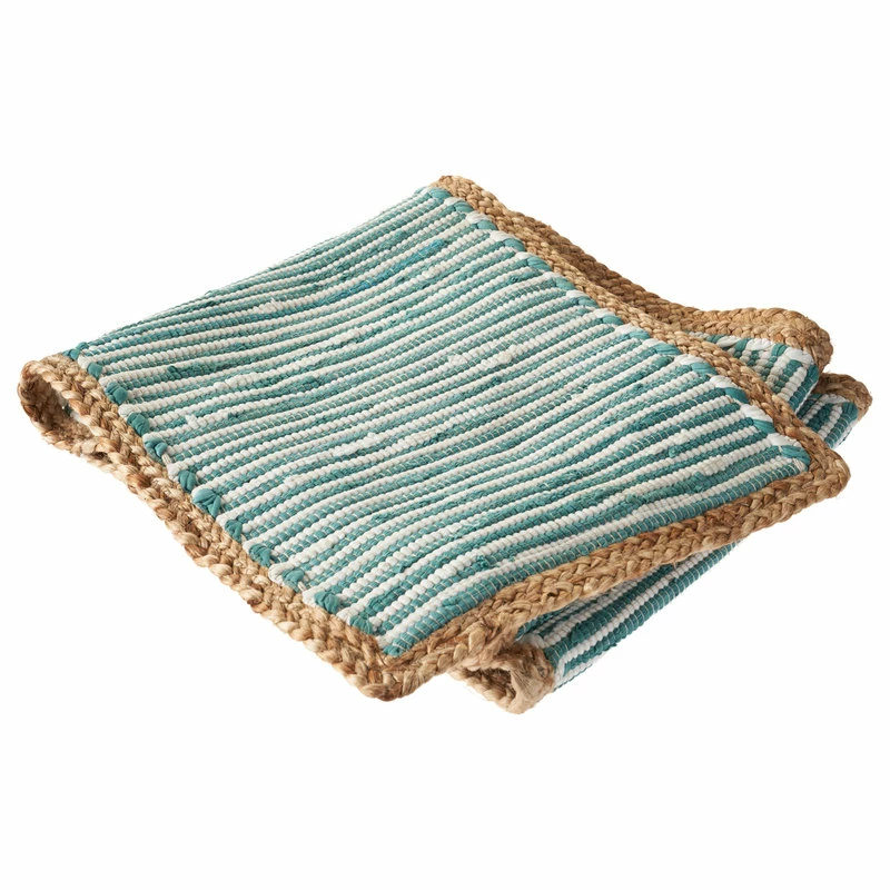 Cheap 👏 Table Runners Striped Blue Bordered Table Runner 🤩 4 Cheap 👏 Table Runners Striped Blue Bordered Table Runner 🤩 - Image 4