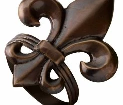 Deals ๐ St Croix Fleur-de-Lis Napkin Ring, Brass ๐ฏ
