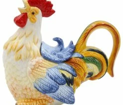 Discount 😉 Cosmos Gifts Corp. Colorful Rooster Teapot, 16oz 🔔