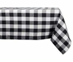 Flash Sale โญ Design Imports DII Black Buffalo Check Tablecloth ๐
