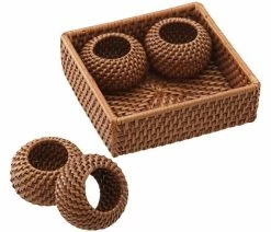 Discount ๐ฅ KOUBOO Rattan Napkin Ring Set Of 4 With Tray, Honey Brown โ๏ธ 5 Discount ๐ฅ KOUBOO Rattan Napkin Ring Set Of 4 With Tray, Honey Brown โ๏ธ -Tabletop Sales Store ec818cbe03e3c310 5538 w800 h800 b1 p0