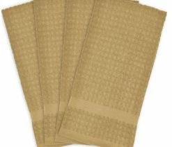 Promo ๐ Design Imports Solid Pebble Waffle Terry Dishtowel, Set Of 4 ๐