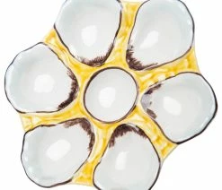 Promo โ๏ธ Abigails Inc Oyster Plate, Canary Yellow ๐