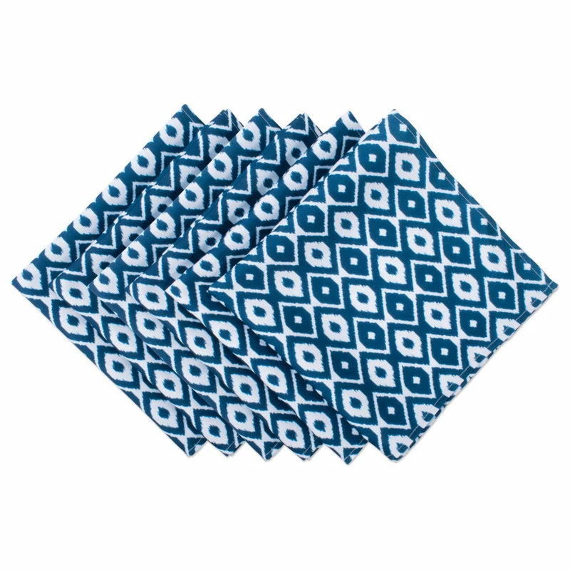 Cheapest π Design Imports DII Blue Ikat Print Outdoor Napkin, Set Of 6 π 1 Cheapest π Design Imports DII Blue Ikat Print Outdoor Napkin, Set Of 6 π