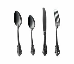 Flash Sale 😉 Morsale 16-Piece Vintage 18/10 Stainless Steel Flatware Set, 6 Settings 🌟