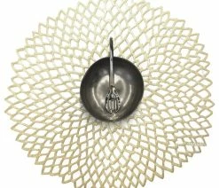 Best Sale 🎁 Chilewich Pressed Dahlia Table Mat, Champagne 🧨