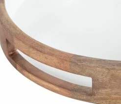 Flash Sale 🔥 Uniek Ehrens Round Decorative Wood Tray, Natural White, 15 Diameter 🔔 -Tabletop Sales Store f561fccd00993a74 4983 w800 h800 b0 p0