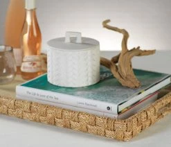 Outlet ❤️ Zodax Abaca Rope Serving Tray, 24" Long ✨ -Tabletop Sales Store f90196fe0ce2d632 3885 w800 h800 b0 p0