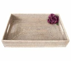 New 🧨 Artifacts Trading Company Artifacts Rattan Rectangle Tray Handles, White Wash 🥰 11 New 🧨 Artifacts Trading Company Artifacts Rattan Rectangle Tray Handles, White Wash 🥰 -Tabletop Sales Store fa71caa80d1635dd 3546 w800 h800 b1 p0