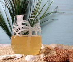 Buy 😉 Rolf Glass Palm Tree Stemless Wine Glass, 17 Ounce, Set Of 4 ✔️ -Tabletop Sales Store fad1bba30bf02f5b 8667 w800 h800 b0 p0