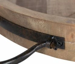 Cheap 👍 Uniek Marmora Wood And Metal Round Tray, Rustic Brown 18 Diameter 👍 -Tabletop Sales Store fb512f6a0c05aef6 5281 w800 h800 b0 p0