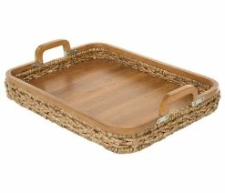 Top 10 ๐ KOUBOO Rectangular Anson Serving Tray, Sea Grass With Solid Wood Bottom ๐คฉ