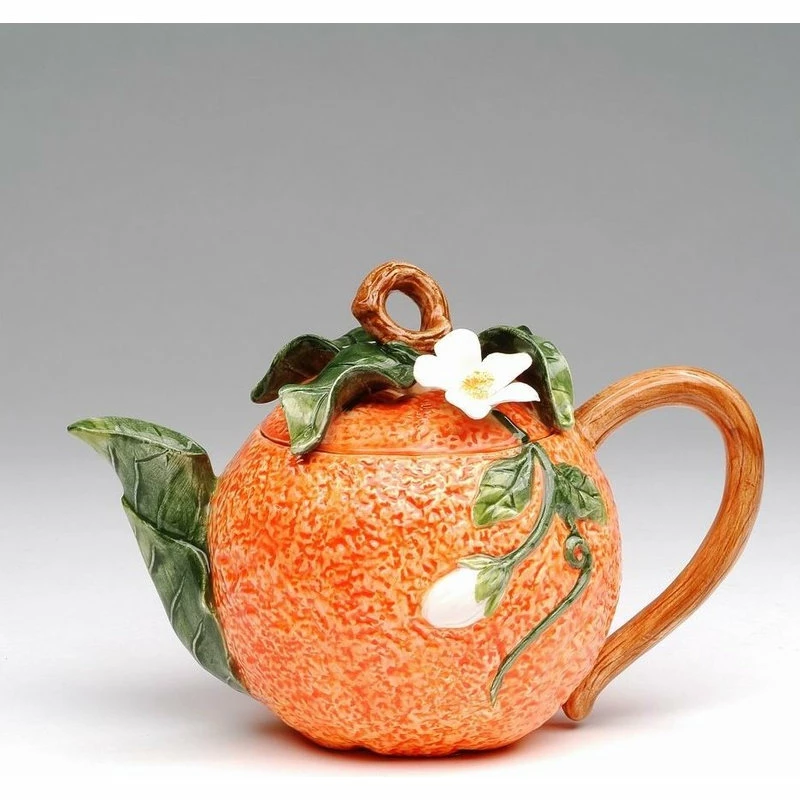 New ๐ Cosmos Gifts Corp. Orange Teapot โ๏ธ 2 New ๐ Cosmos Gifts Corp. Orange Teapot โ๏ธ - Image 2