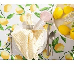 Coupon 🔥 Design Imports DII Lemon Bliss Print Outdoor Tablecloth With Zipper 60 Round 🔥 -Tabletop Sales Store fc91cdb10d03c5ff 8691 w800 h800 b0 p0